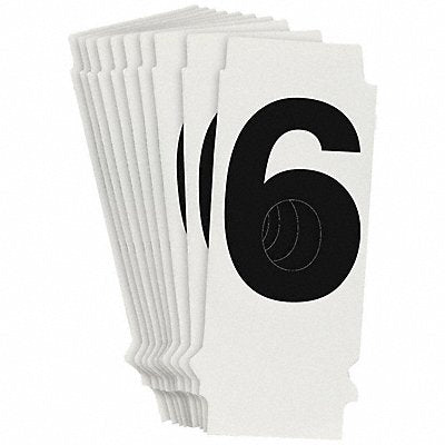 BRADY 8200P6 Numbers and Letters Labels PK 10
