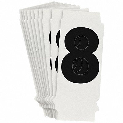 BRADY 8200P8 Numbers and Letters Labels PK 10