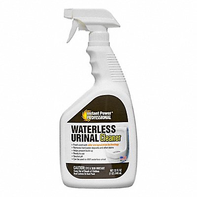 INSTANT POWER PROFESSIONAL 8205 Waterless Urinal Clean 32oz Spray Bottle
