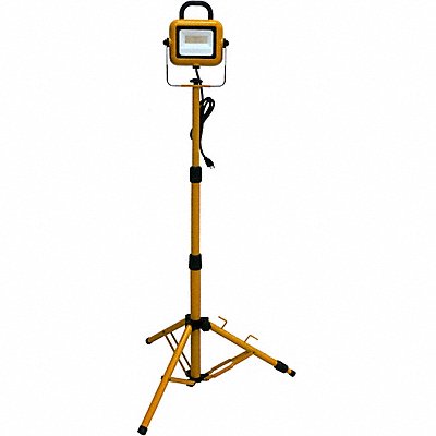 GRAINGER 820DC2 Tripod Job Site Light 4 500lm LED Yellow