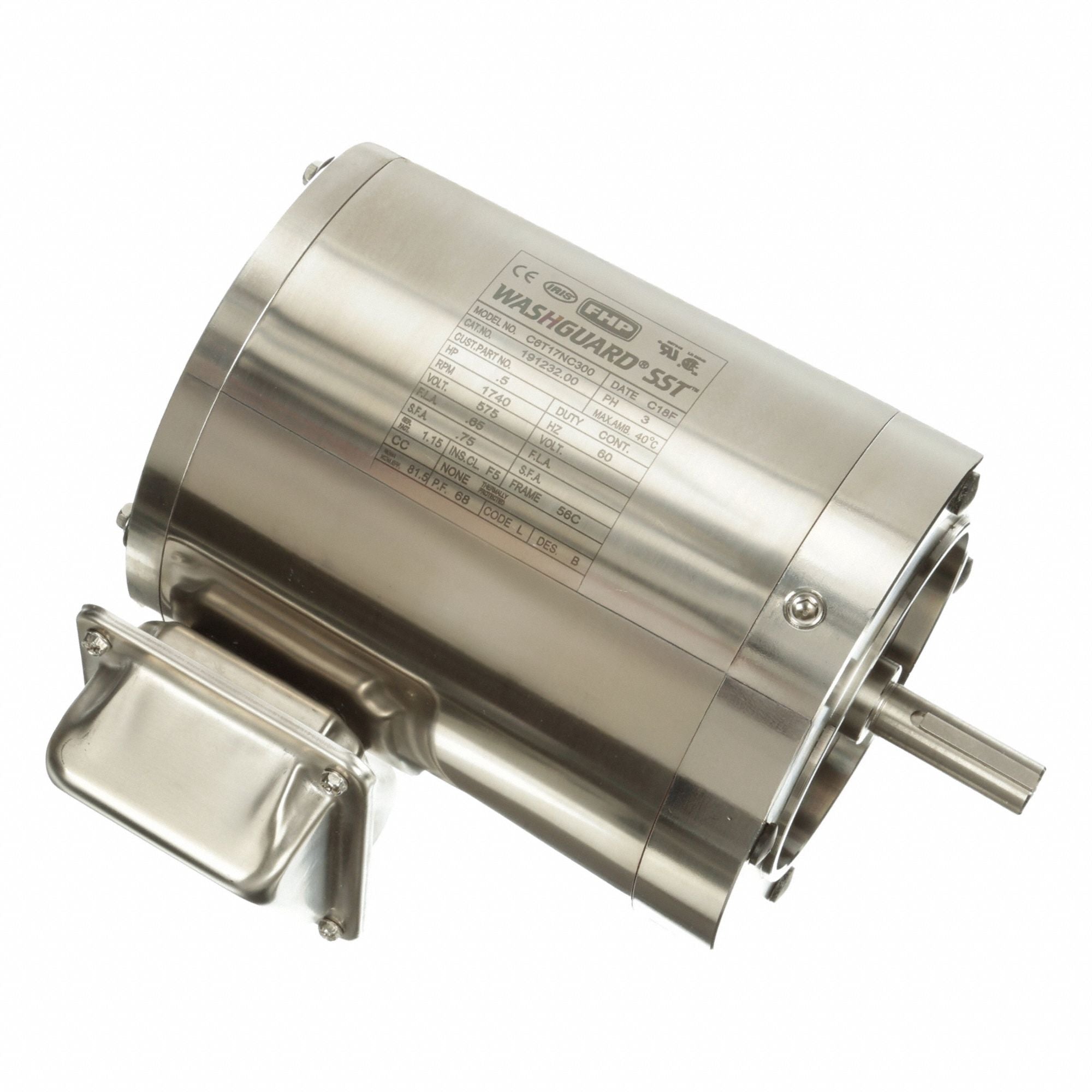 LESSON 19123200 Washdown Motor 575V AC 9 3/4 L