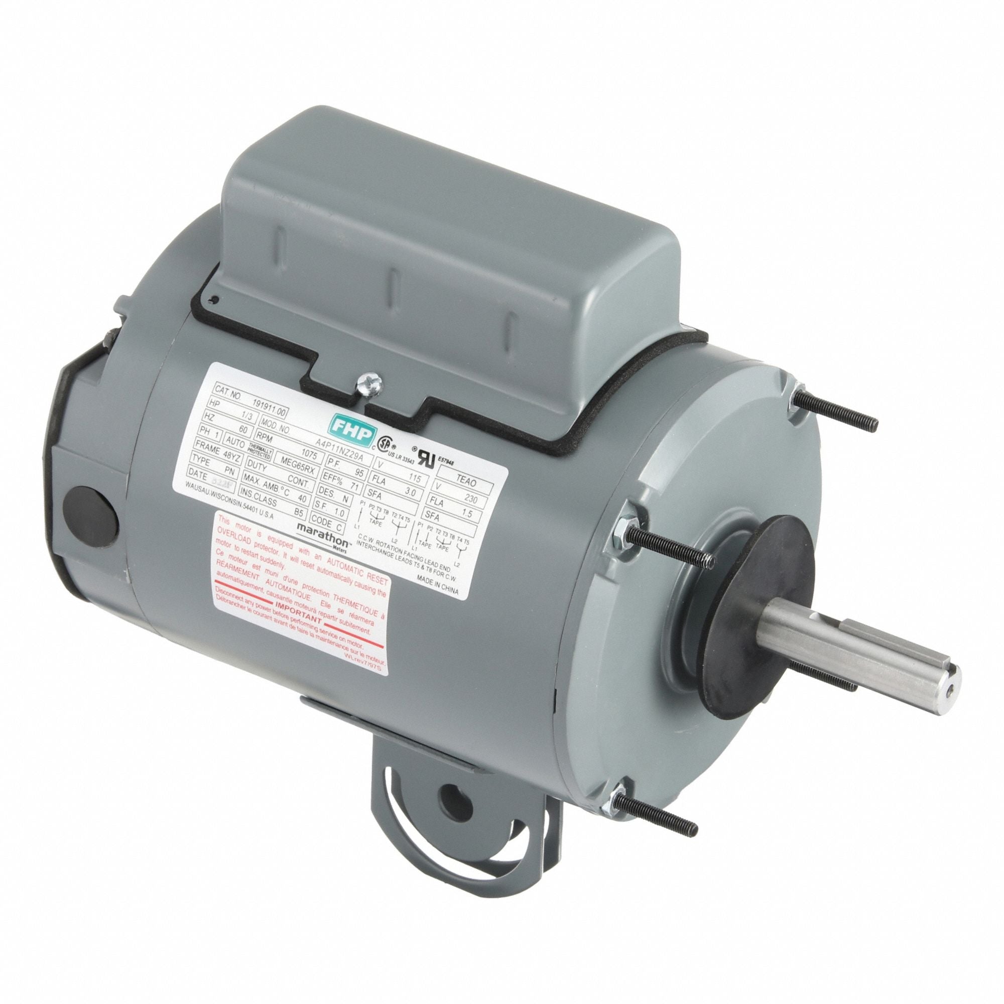 LESSON 19191100 Direct Drive Blower Motor 115/230V