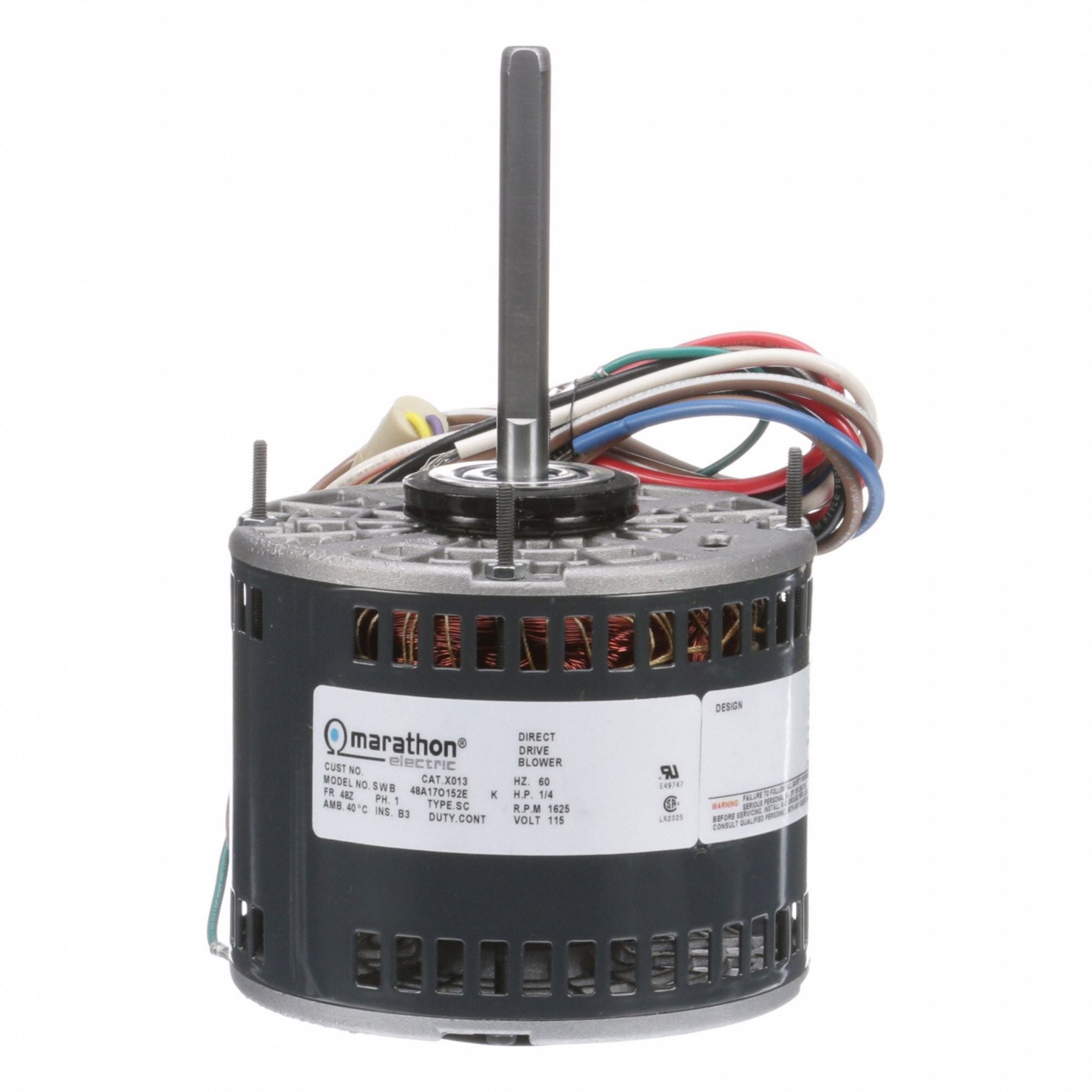 MARATHON MOTORS 048A17O152 Direct Drive Blower Motor 115V