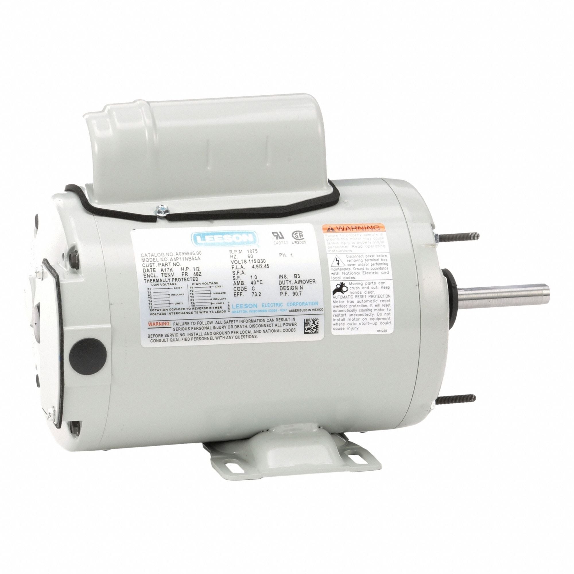 LESSON A09994600 Farm Duty Motor Farm Duty 115/230V AC