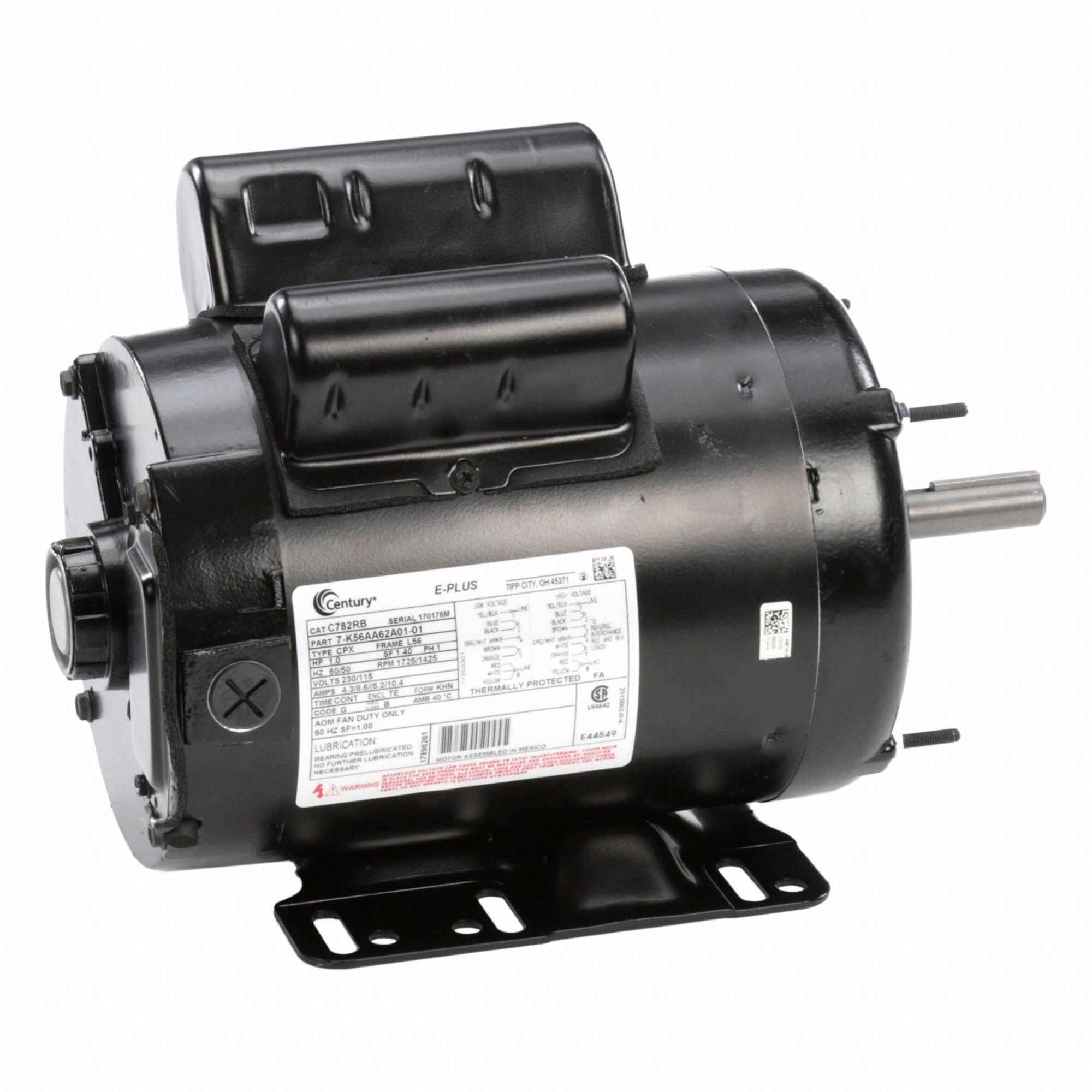 CENTURY C782RB Farm Duty Motor Farm Duty 115/230V AC