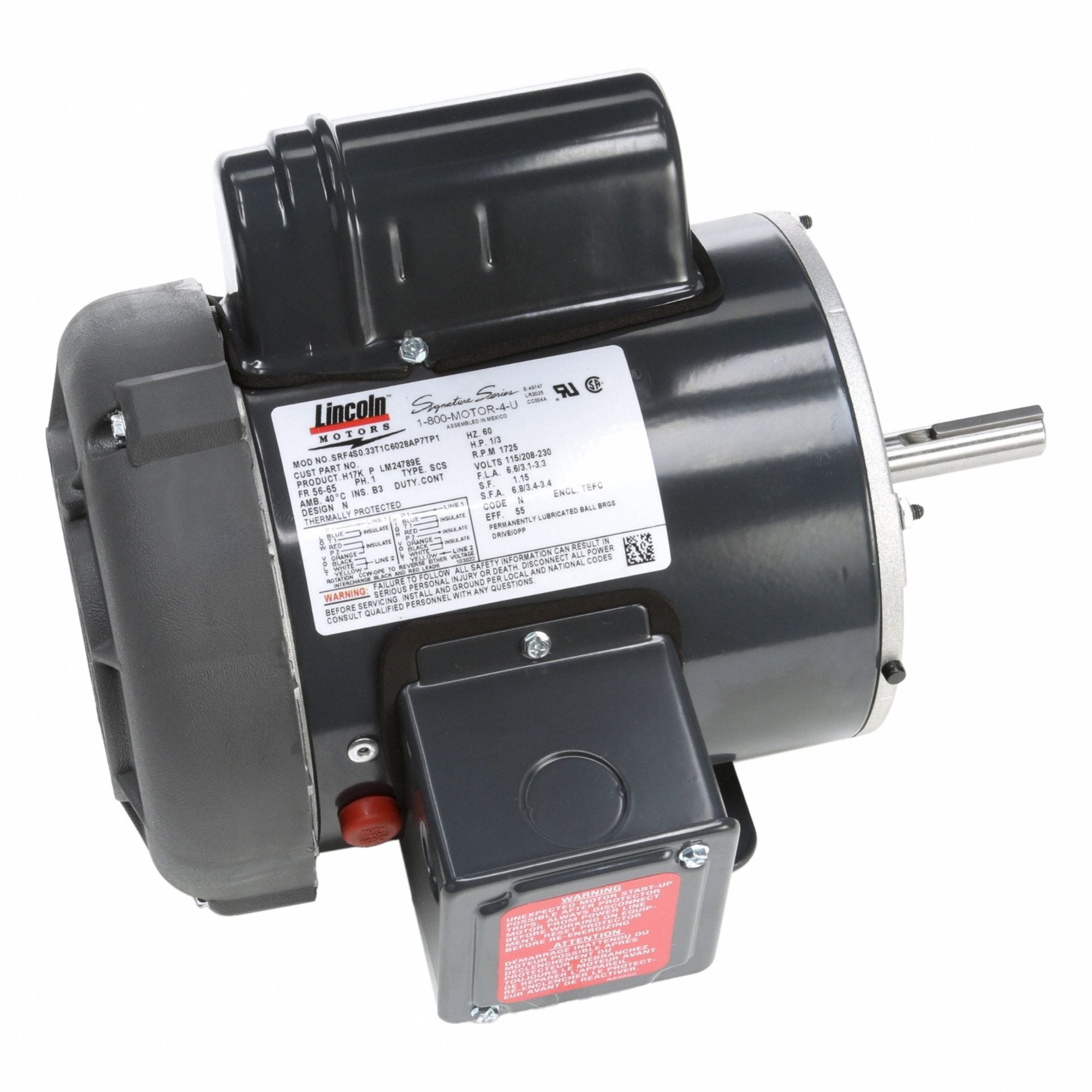 CENTURY LM24789 Farm Duty Motor Farm Duty 115/230V AC