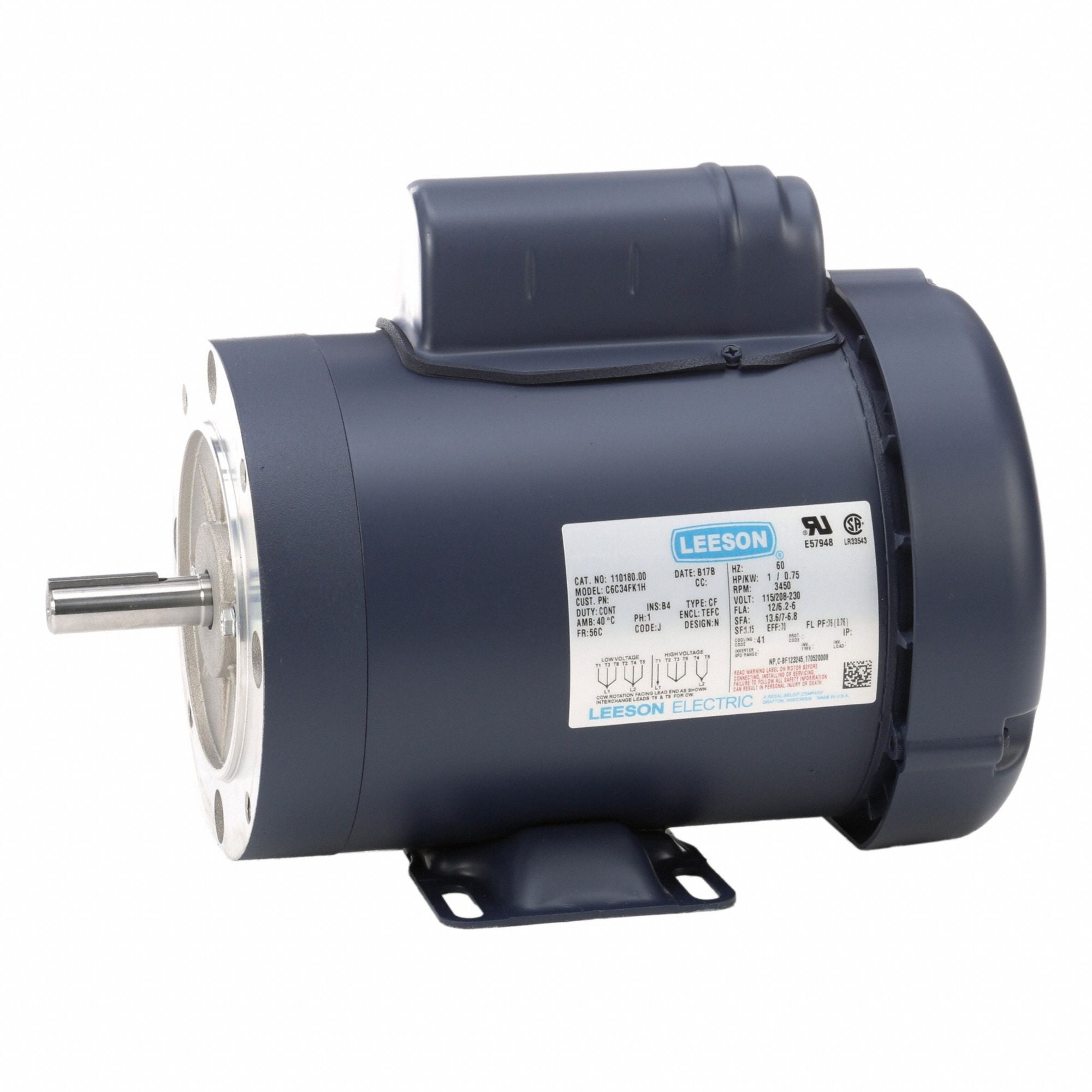 LESSON 11018000 General Purpose Motor 115/230V 31 lb