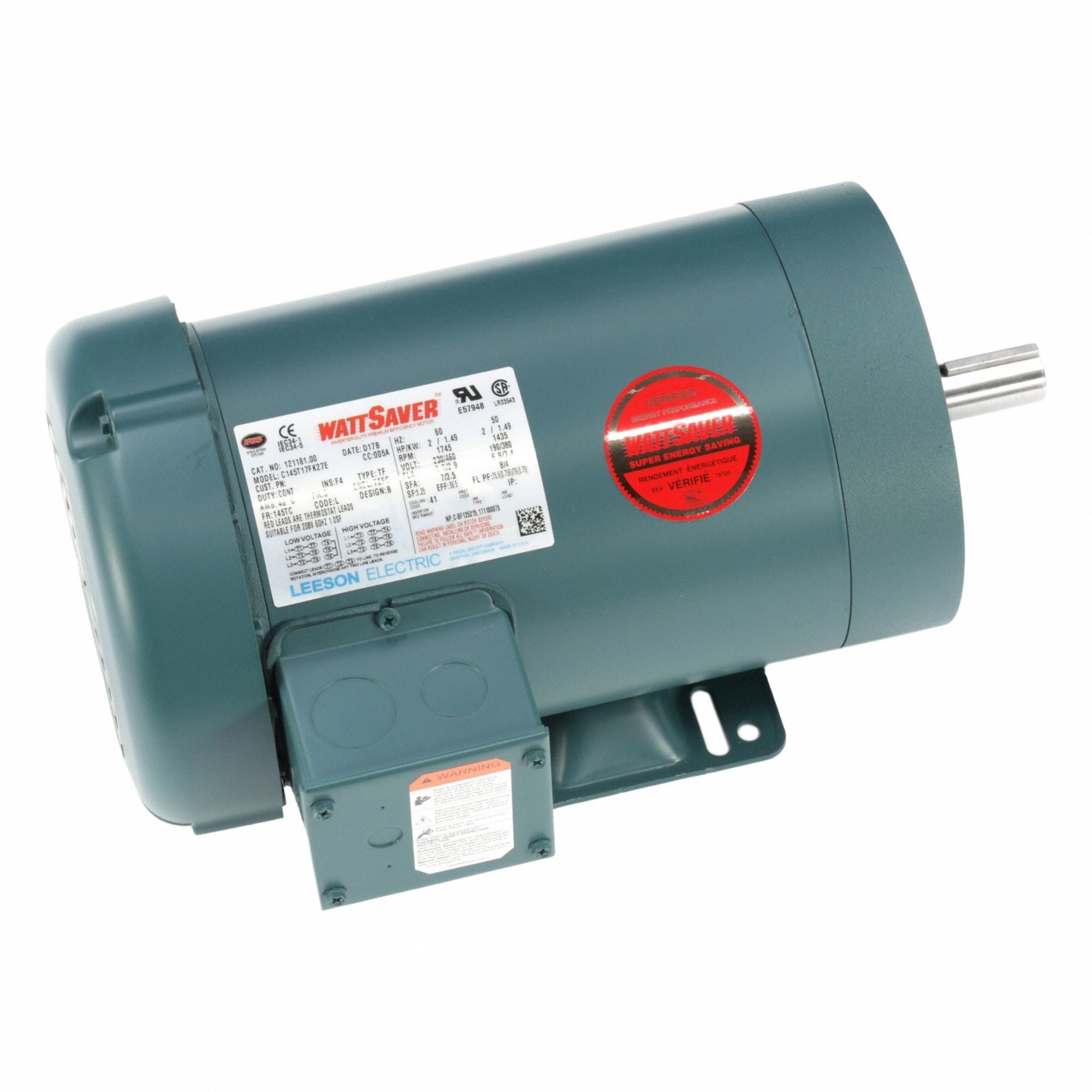 LESSON 12118100 General Purpose Motor 230/460V 49 lb