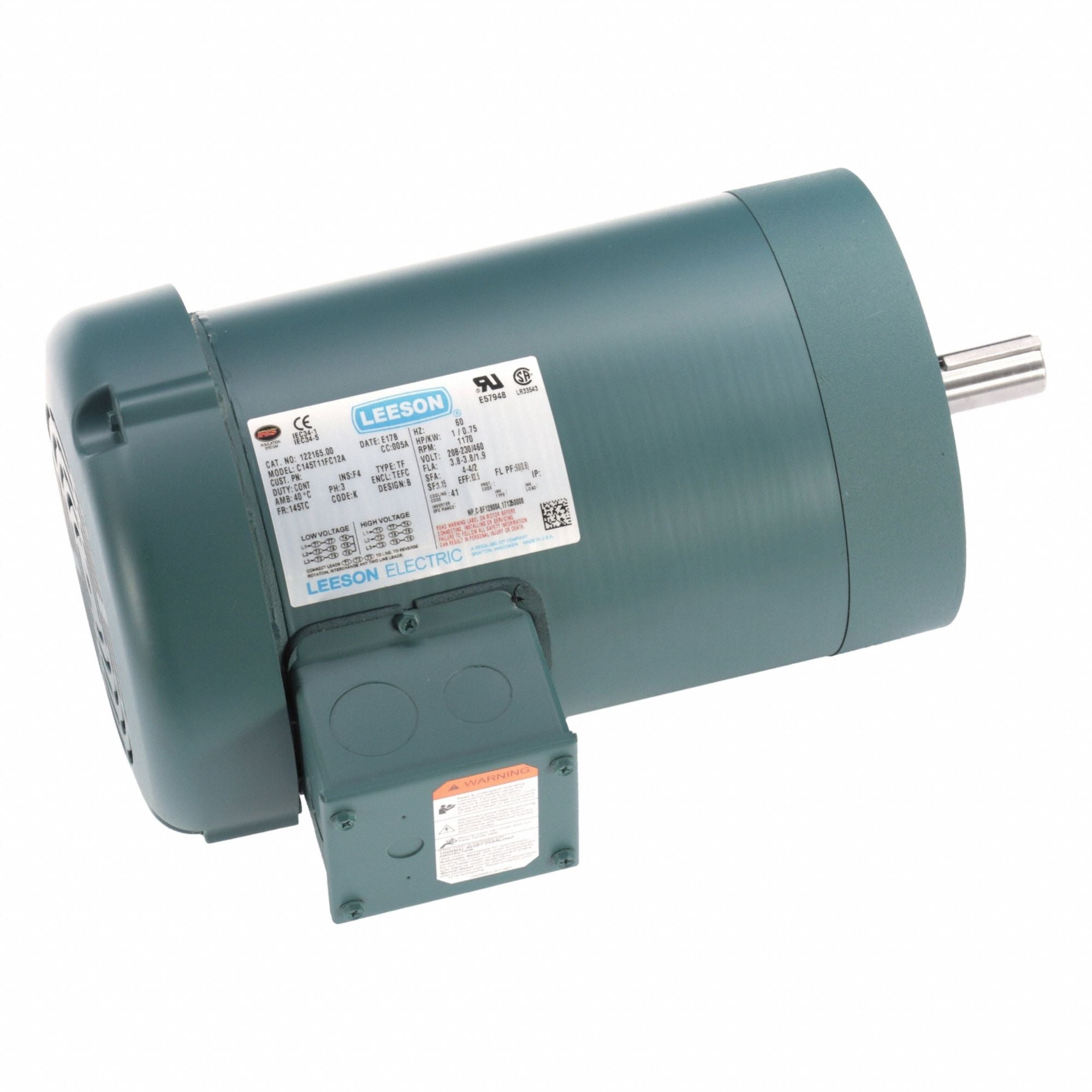 LESSON 12216500 General Purpose Motor 230/460V 46.3 lb