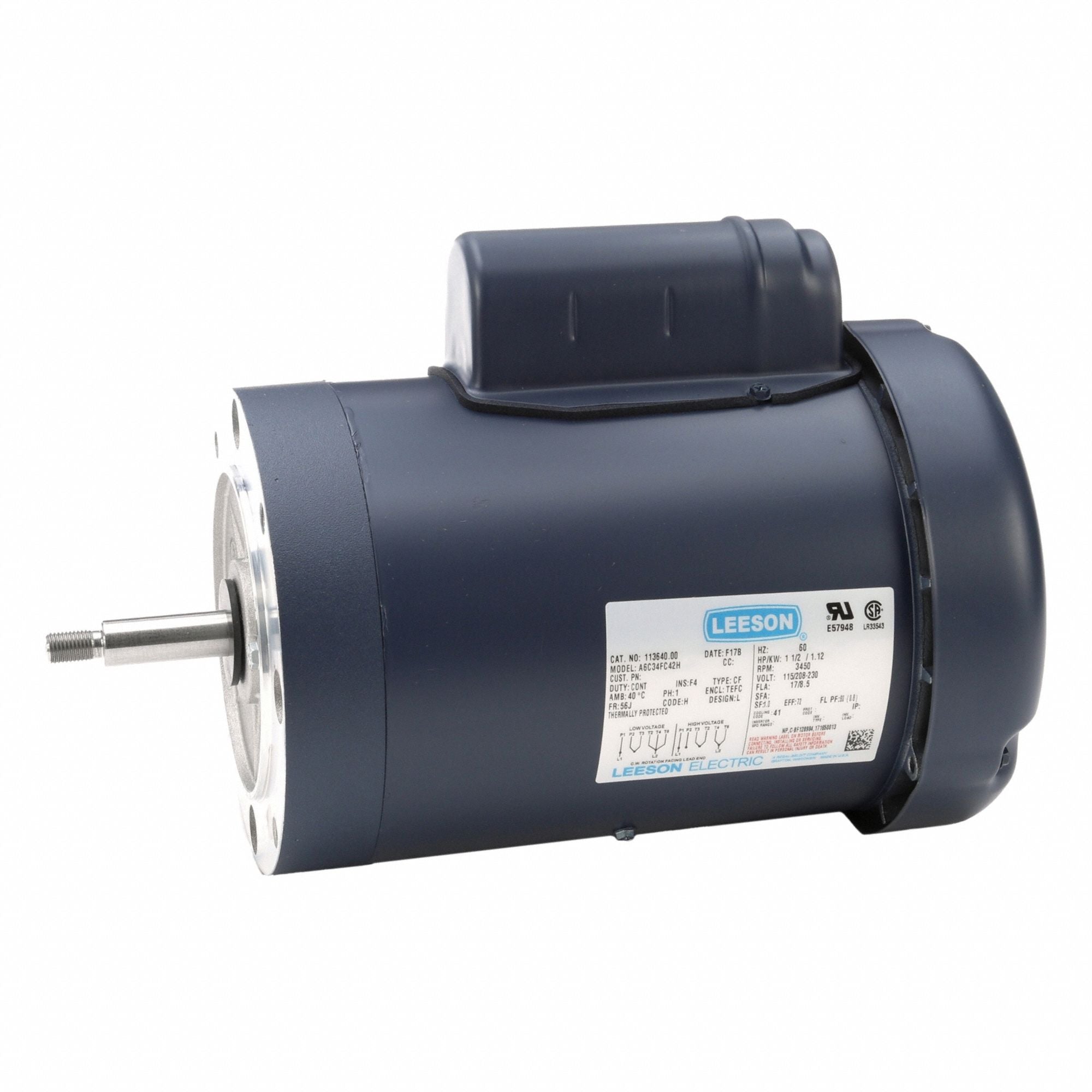 LESSON 11364000 Pool and Spa Pump Motor 115/230V 60 Hz