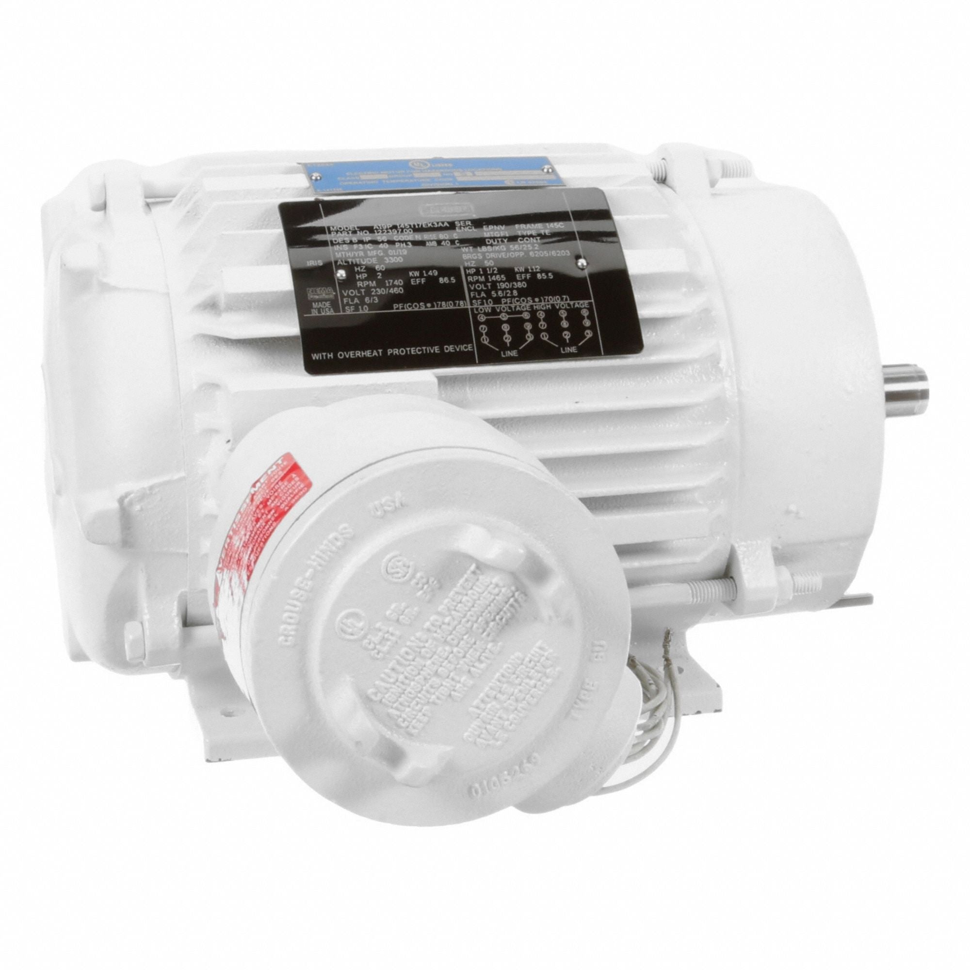 LESSON 12239700 Hazardous Location Motor 1701/1800 RPM