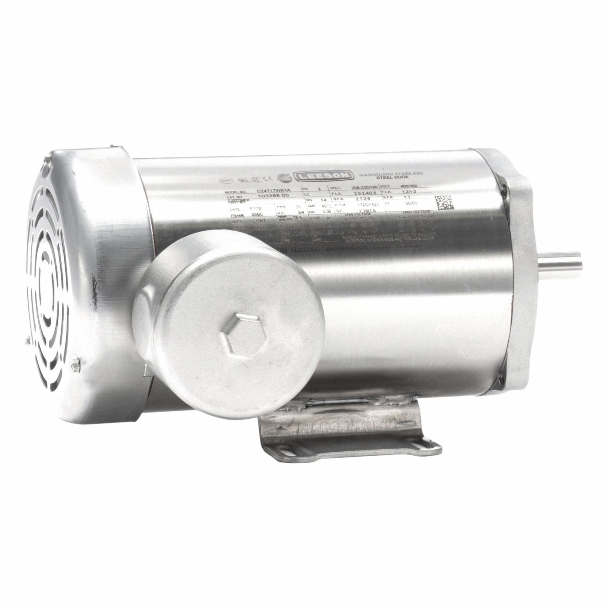 LESSON 10338800 Washdown Motor 230/460V AC 12 1/2 L