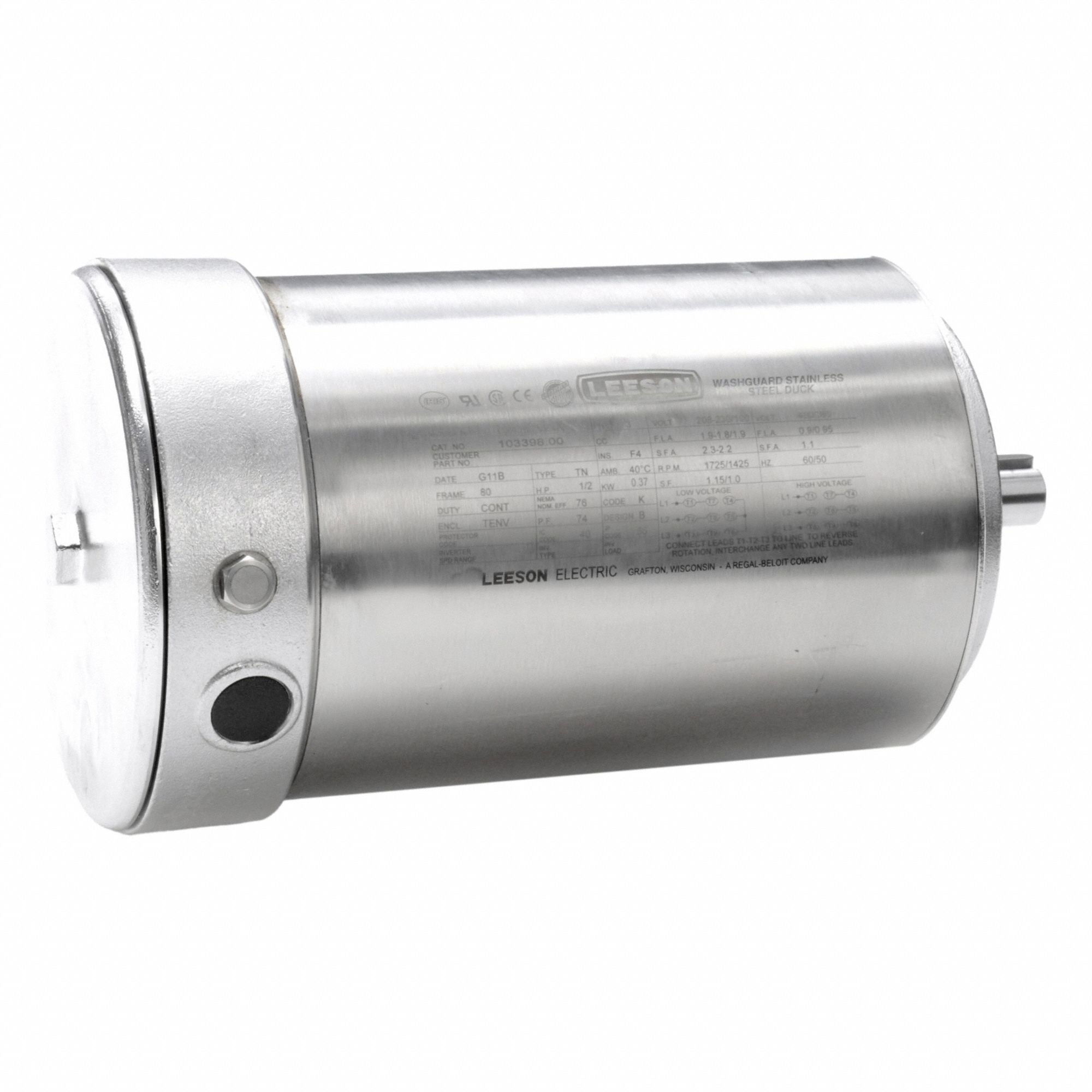 LESSON 10339800 Washdown Motor 230/460V AC 11 1/2 L