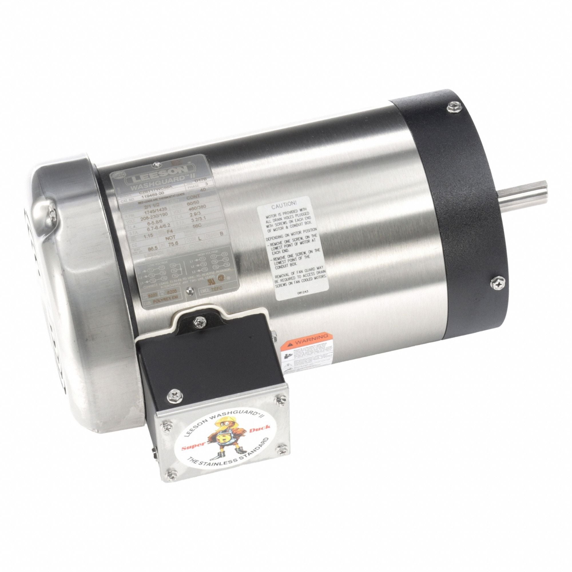 LESSON 11948900 Washdown Motor 230/460V AC 13 11/16 L
