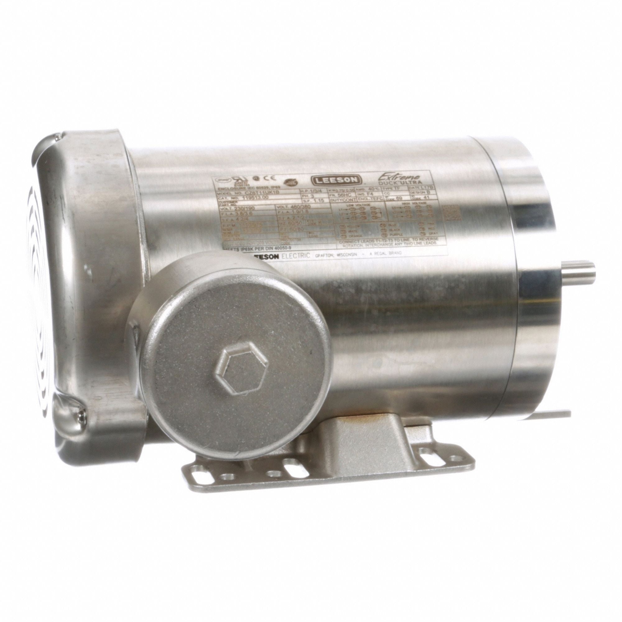 LESSON 11951300 Washdown Motor 230/460V AC 12 11/16 L