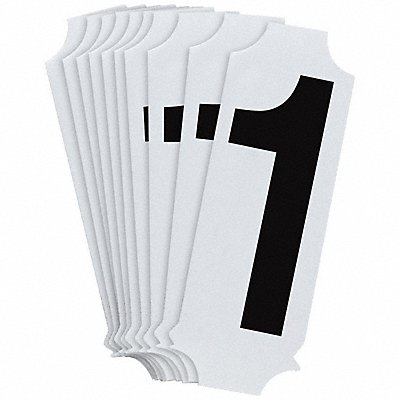 BRADY 8210P1 Numbers and Letters Labels PK 10