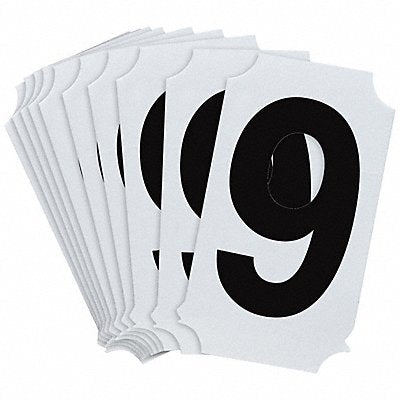 BRADY 8210P9 Numbers and Letters Labels PK 10