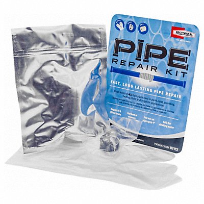 RECTORSEAL 82112 Pipe Repair Kit 2 W x 4 L Wht ANSI/NSF61