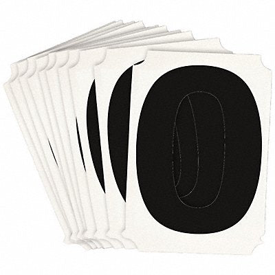 BRADY 8220P0 Numbers and Letters Labels PK 10