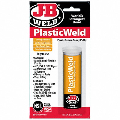J-B WELD 8237 Epoxy Adhesive Stick 1 1 Mix Ratio