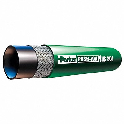 PARKER 8018GRN100 Hydraulic Hose 1/2 in I.D 100 ft L