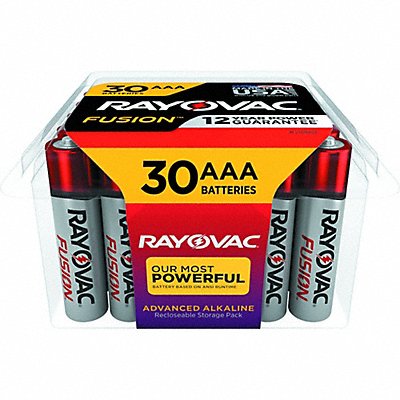 RAYOVAC 82430PPFUS Standard Battery AAA Alkaline PK30