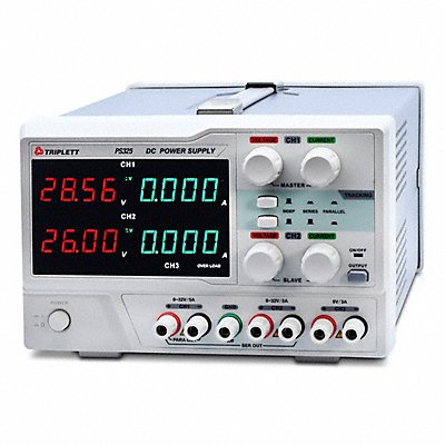 TRIPLETT PS325 Triple Output DC Power Supply 32 V Ring