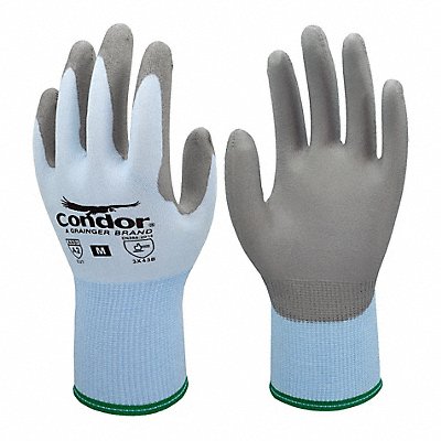 CONDOR GGS114454 Cut Resistant Gloves A2 HPPE PUR PK12