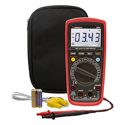 TRIPLETT MM520NIST Digital Multimeter 600 V Full Size LCD