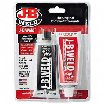 J-B WELD 8281 Epoxy Adhesive Tube 1 1 Mix Ratio