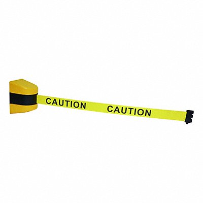 GRAINGER 828LJ5 Wall Mounted Retractable Belt Barrier 2