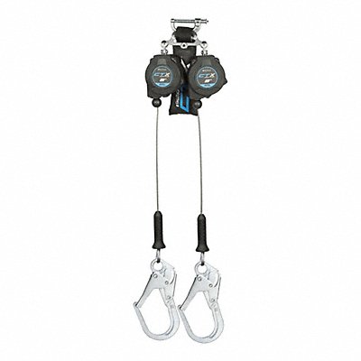FALLTECH 83208TP3 Self Retracting Lifeline Steel 310lb 8ft