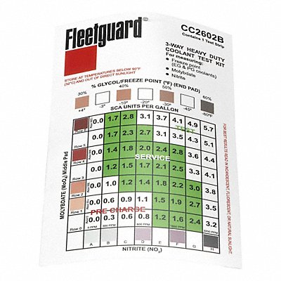 FLEETGUARD CC2602B Coolant Test Strips