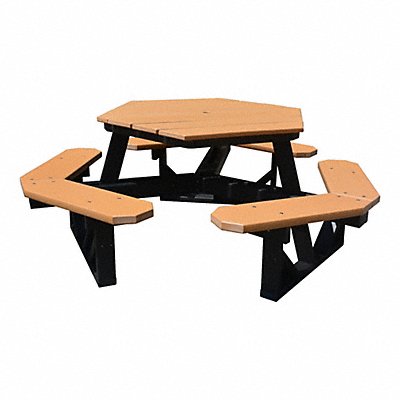 GRAINGER GGS116492 Picnic Table 330lb. Cedar 9-1/4 x30-1/8