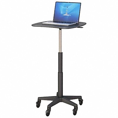 AFC INDUSTRIES PCLSHD232301 Laptop Cart Black 25 H x 24 W 25 lb.