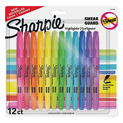 SHARPIE 2157490 Highlighter Standard Assorted PK12