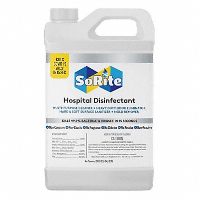SORITE SRH128 Disinfectant Cleaner 1 gal Sz PK4