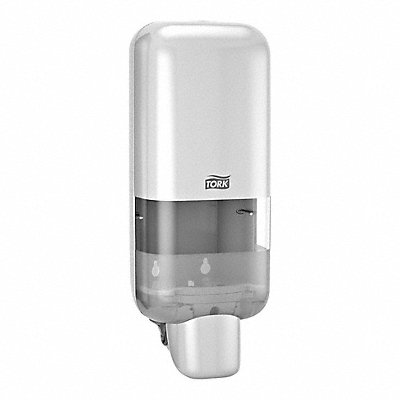 TORK 581500 Soap and Sanitizer Dispenser White Wall