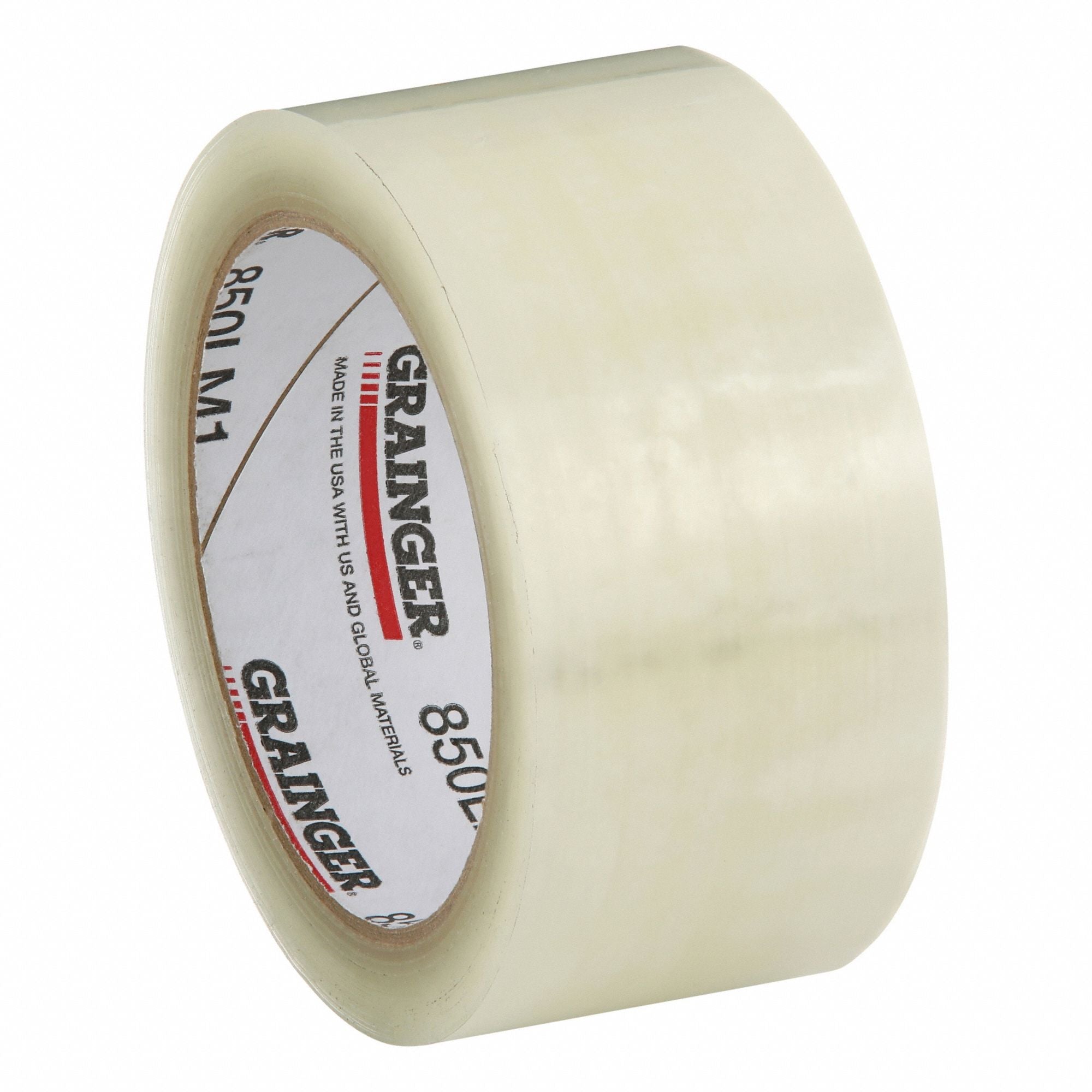 GRAINGER 850LM1 Packaging Tape 2.5 mil Clear PK36