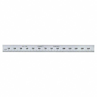 STARRETT C330150WSLC Steel Ruler 150MM W/ Cert of Calibration