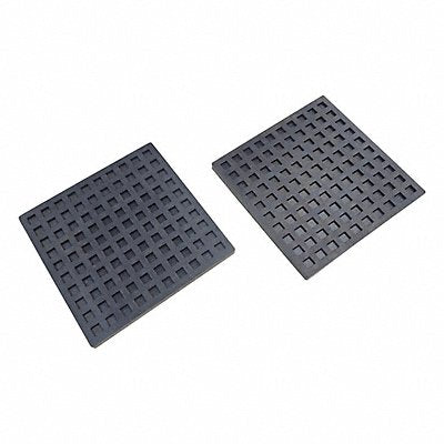 GRAINGER 852GL5 Vibration Isolator Pad 6 L 5/16 H PK2