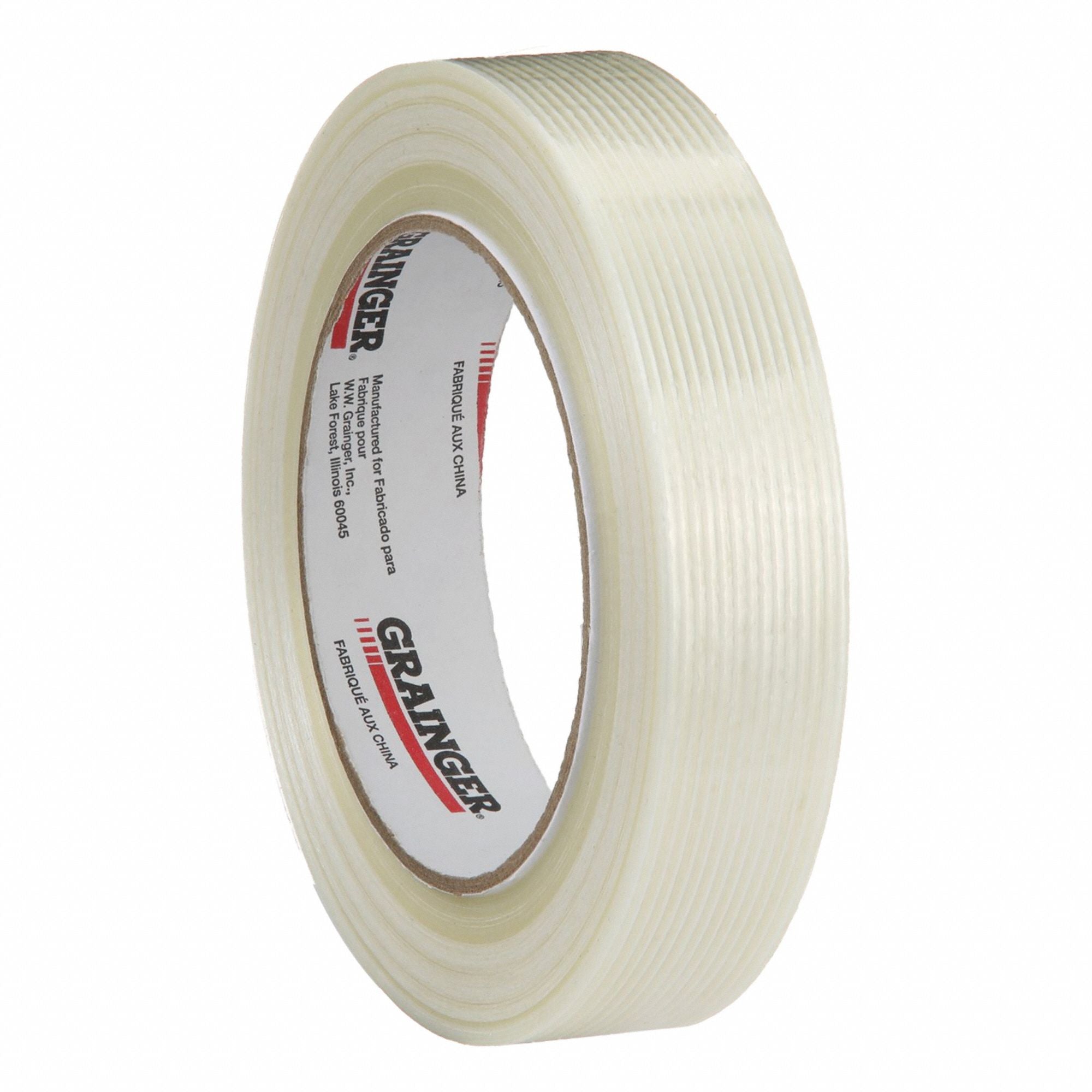 GRAINGER 852GX3 Strapping Tape 3.9 mil Clear PK36