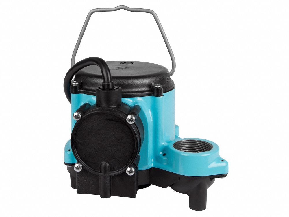 LITTLE GIANT 6CIA Submersible Sump Pump 25ft 9.5in 115VAC