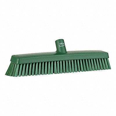 VIKAN 31752 Broom Head Green Soft/Stiff Combination