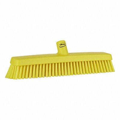 VIKAN 31756 Broom Head Yellow Soft/Stiff Combination