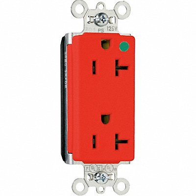 PASS  SEYMOUR PTTR26362HGRED Receptacle