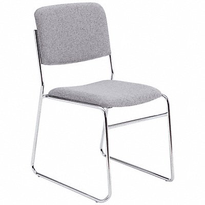 NATIONAL PUBLIC SEATING 8652 Stacking Chair Steel Grey/Chrome