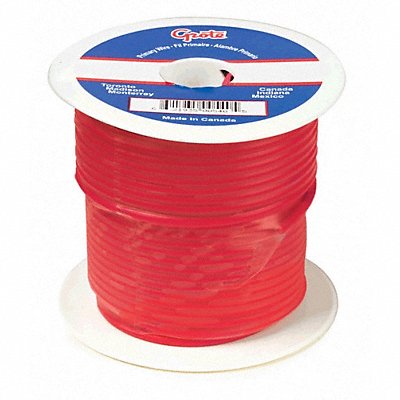 GROTE 893000 Primary Automotive Wire 25ft L 60V Red