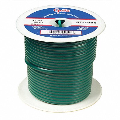 BATTERY DOCTOR 872006 Primary Wire 20 AWG 1 Cond 100 ft Green