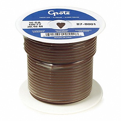 GROTE 879201 Automotive Cable 18 AWG Brown 100 ft